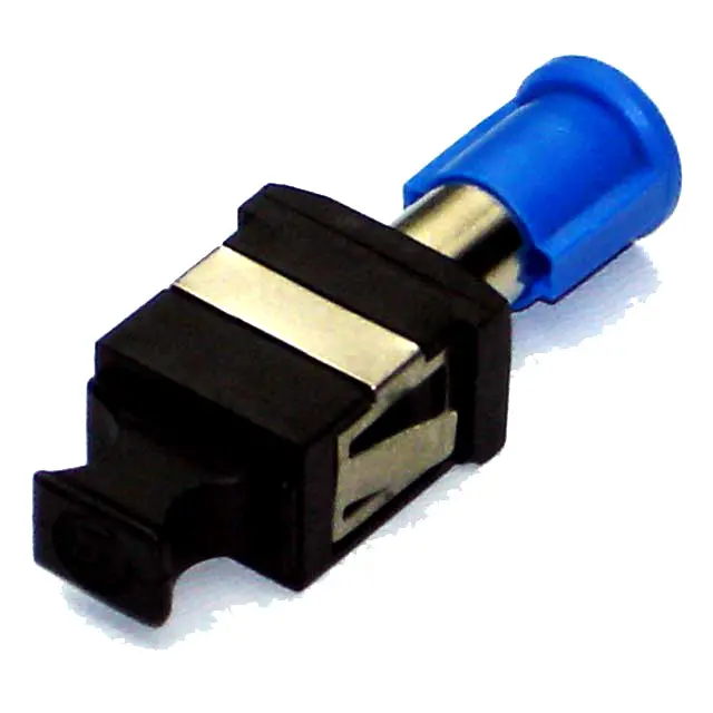 Sc To St Black Fiber Optic Adapter 1