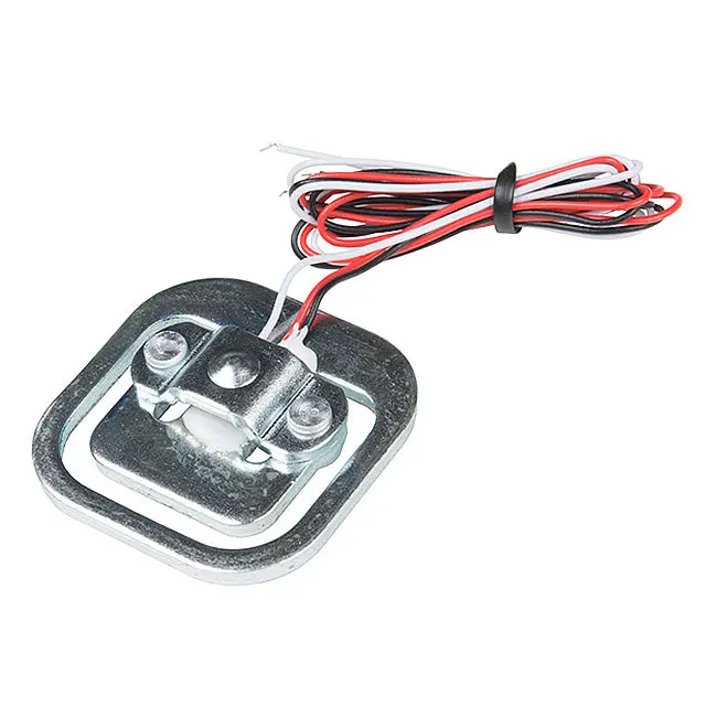 Sen-10245 – 50 Kg Load Cell Strain Gauge Sensor – Color-Coded Wiring (Red: Signal, White: Vcc, Black: Gnd) 1