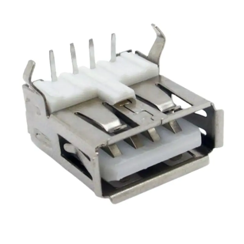 Shielded Usb Type-A Male Pcb Mount Connector – Zjack-000501 1