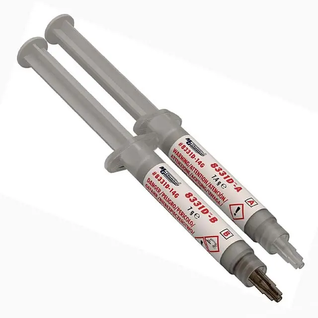 Silver Epoxy Conductive Adhesive – High-Conductivity Syringe, 14-Gauge Needle, 10-Minute Cure 1