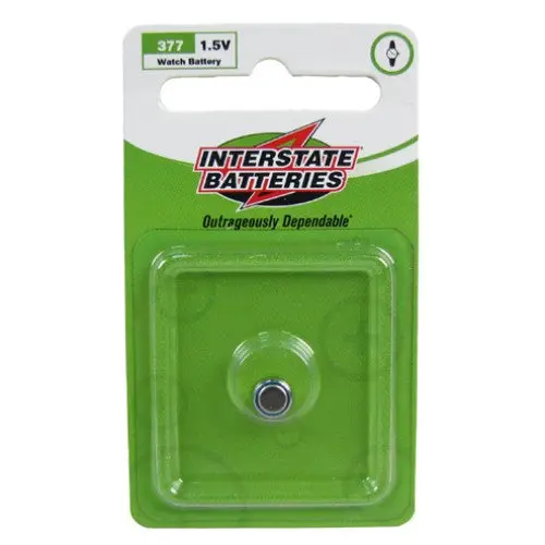 Silver Oxide Watch Battery 377 (1.55V) – Direct Replacement For Sr626Sw, Ag4, Lr66, And Gp177 1