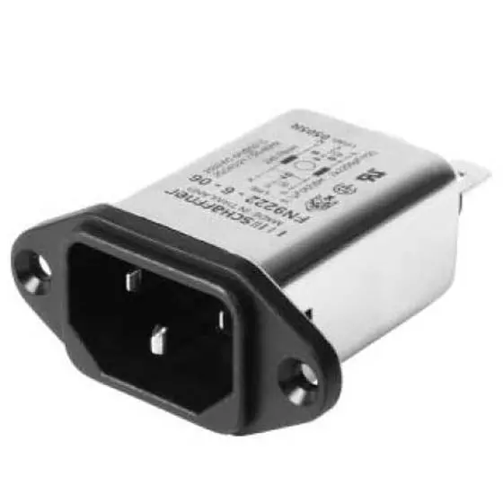 Single-Phase Emi Filter – 1A, 115/250Vac, 2.8Mh Inductance, Quick-Terminal Mounting 1
