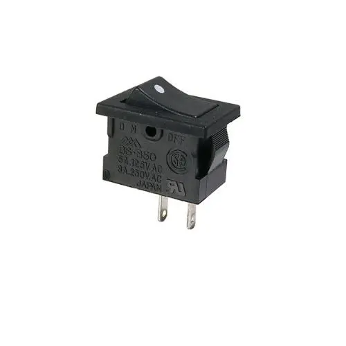 Single-Pole Single-Throw Rocker Switch: 5 A, On/Off Toggle – 46-143-1 1