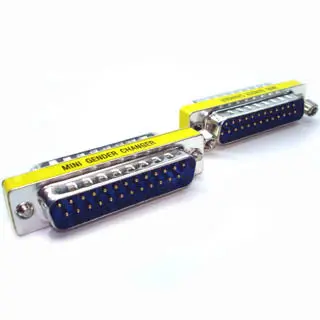 Slim 25-Male-To-25-Male Gender Changer Adapter 1