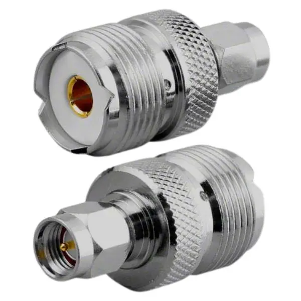 Sma Male To Uhf Female Adapter – Coaxial Plug-To-Jack Converter 1