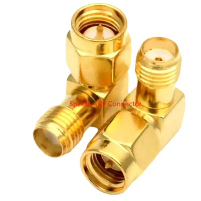 Sma Right-Angle Adapter – Male Plug To Female Jack, 90° Bend 1