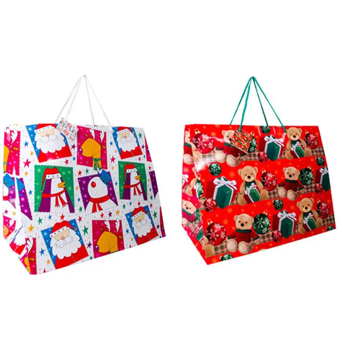 Small Festive Gift Bag – 13×16 Inch Christmas Carryall 1