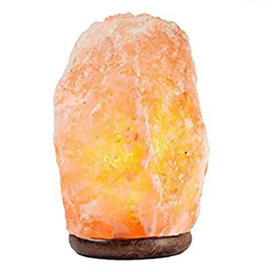Small Himalayan Crystal Salt Lamp – 3 To 5 Lbs (5" X 5" X 7.4") 1