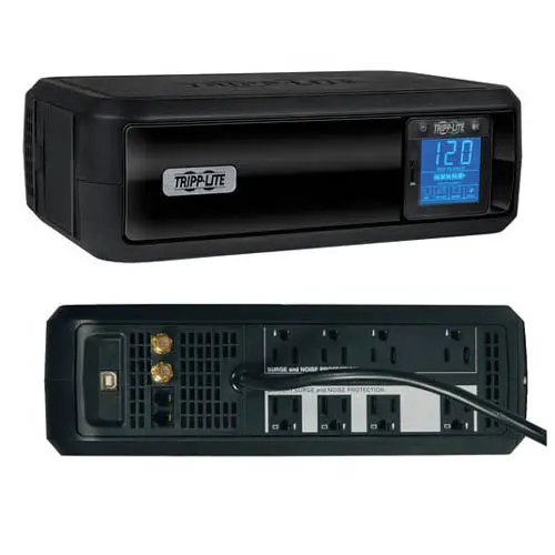 Smart1000Lcd – 1000Va Lcd Ups – 500W Output, 8 Outlets, 180-Minute Backup, Phone/Tv Surge Protection 1