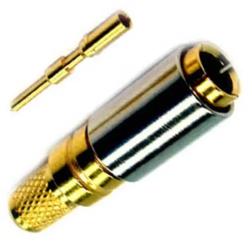 Smb Crimp Plug For Rg58 Coaxial Cable – Gold-Plated Contact 1