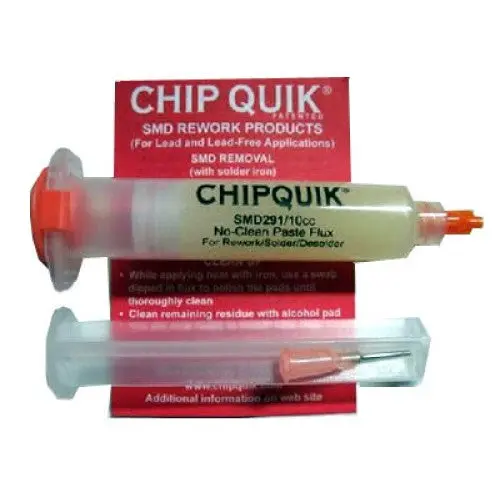 Smd291 – No-Clean Flux Paste In 10G Syringe With Precision Nozzle 1