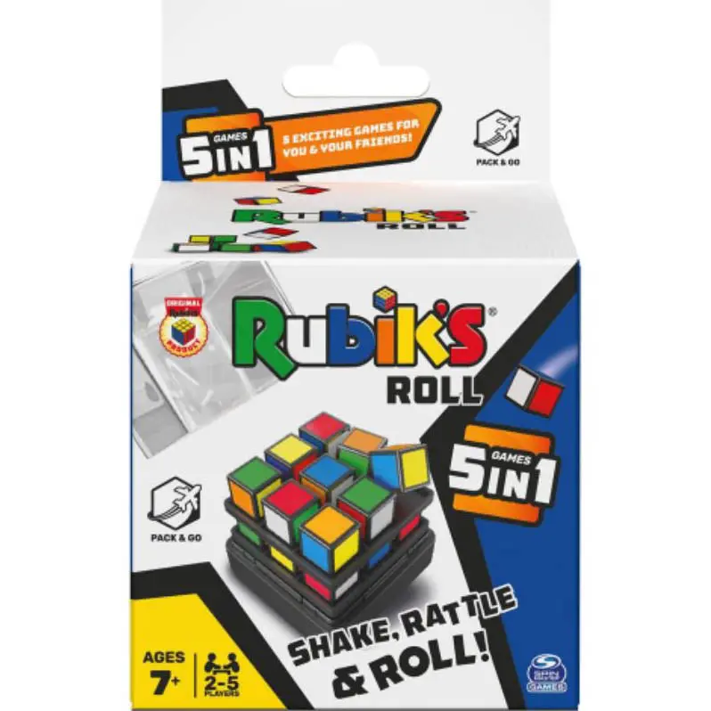 Sml6063176 – Rubik’S Roll: Compact 5-In-1 Portable Puzzle Game 1
