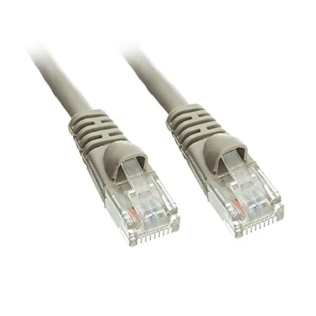 Snagless Cat6 Ethernet Patch Cable – Gray, 3 Feet 1