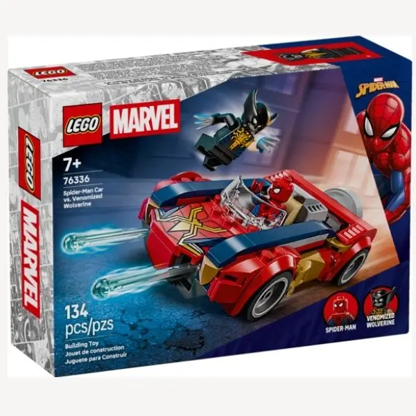 Spider-Man Vs. Venomized Wolverine Vehicle Battle Set – Collectible Action Toy 1