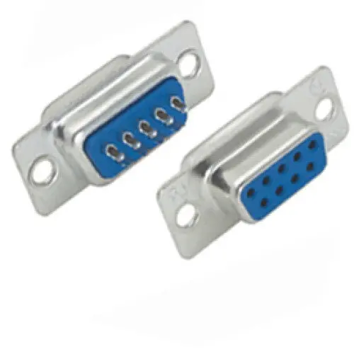 Standard D-Sub 9-Pin Female Connector – Solder-Tail, Tin-Plated Contacts 1