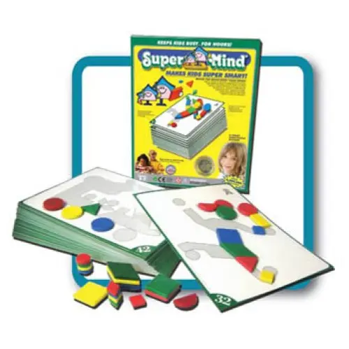 Super Mind Advanced Puzzle Set – Creative Geometry & Logic Building System 1