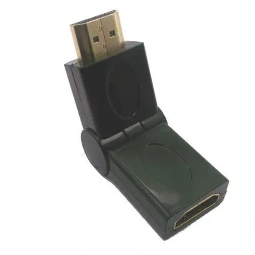Swivel Hdmi Male-To-Female Adapter – 180° Rotating Right-Angle 1