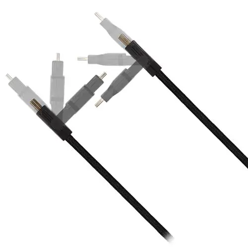 Ta-Hdmi-All - 6Ft Hdmi Cable With Detachable Swivel Adapters And Hdmi 1.4 Support 1