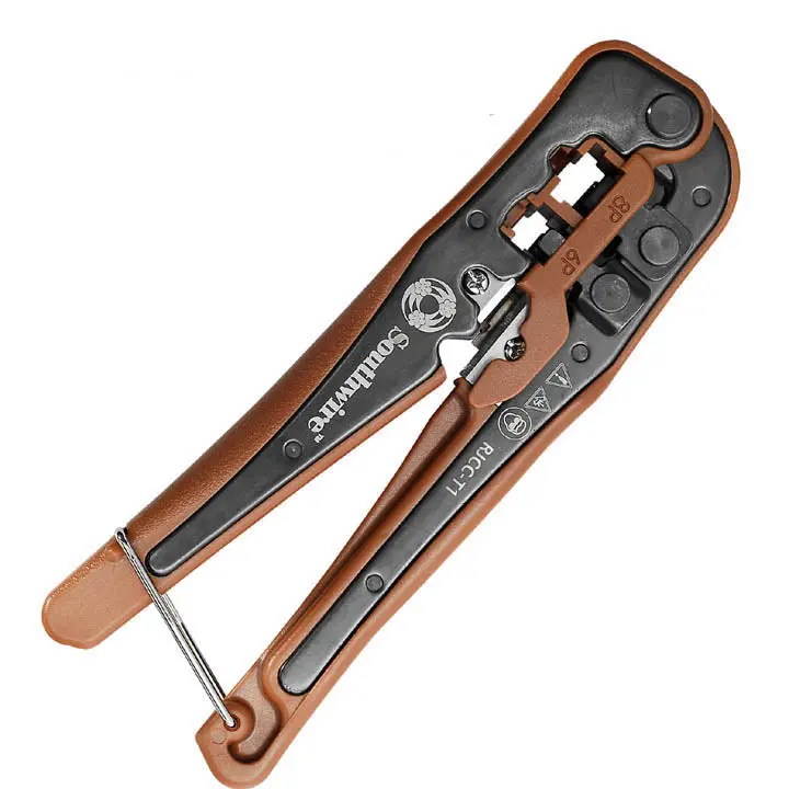 Tah-3152Sw Universal Crimping Tool – Rj11/Rj12/Rj45 With Cutter & Stripper 1