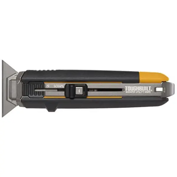 Tb-H4S5-01 – 2-In-1 Utility Knife & Scraper With Five Interchangeable Blades And Ergonomic Non-Slip Grip 2
