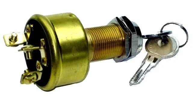 Three-Pack Ignition Switch — Compact Panel-Mount Design 1