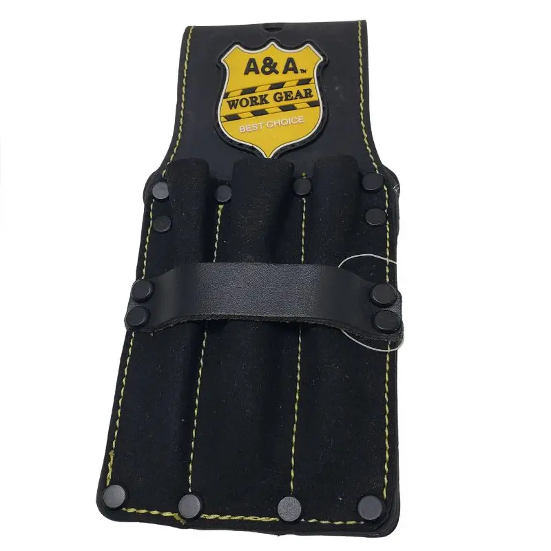 Three-Pocket Rugged Tool Pouch With Full-Width Belt Slot 1