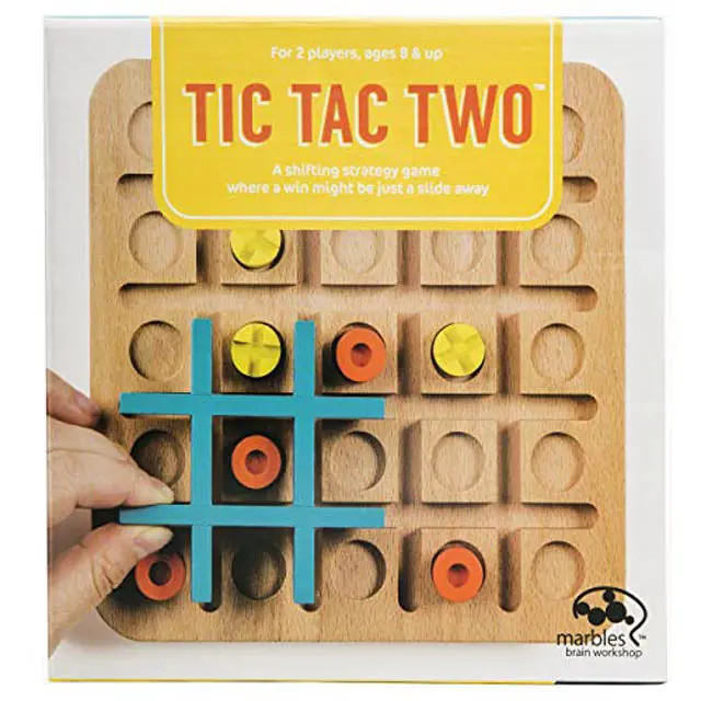 Tic Tac Two Strategy Board Game – Two-Player Abstract Logic Challenge 1