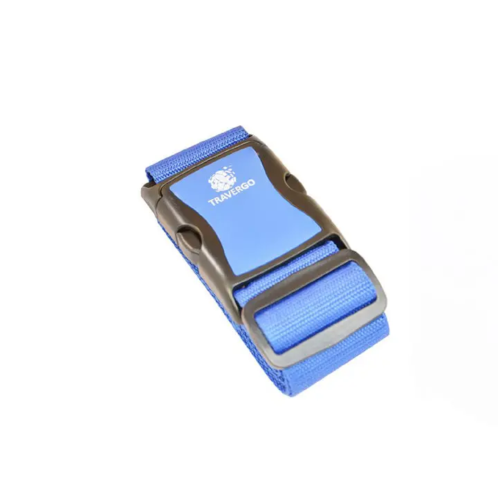 Tr1200Bl – Durable Blue Luggage Strap With Secure Buckle 1
