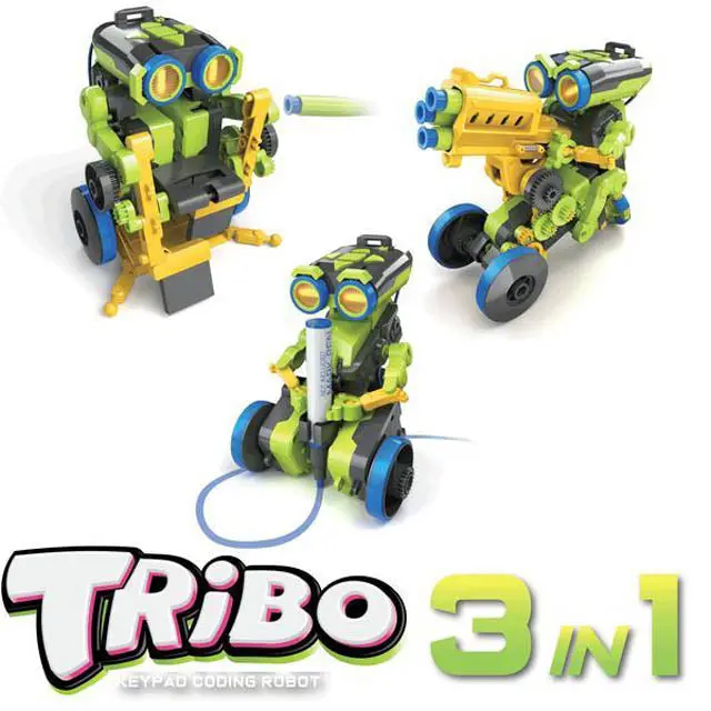 Tribo 3-In-1 Coding Robot Kit – Programmable Keypad-Controlled Educational Robot 1