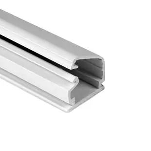 Tsr2W-6A – Compact 72-Inch White Plain Raceway, 1.25" W × 0.75" H 1