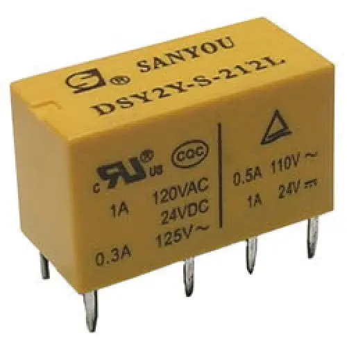 Tw2E-L-12V-H11 G Latching Dc Relay – 2P2T, Pcb-Mount, 12Vdc Coil 1