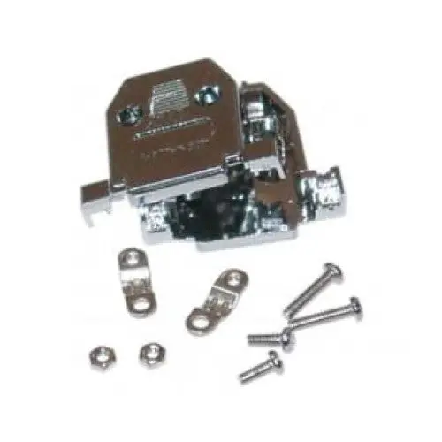 Two-Piece Metal-And-Plastic Db25 Connector Hood With Hardware – 50-Pack 1