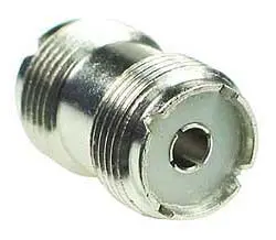 Uhf Dual-Female Through-Panel Adapter 1