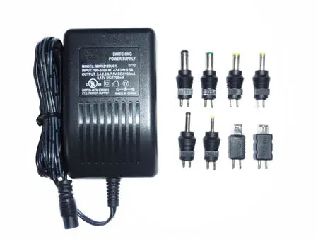 Universal Ac/Dc Power Supply – Adjustable Output (3–7.5V @ 2.1A Or 9–12V @ 1.7A) 1