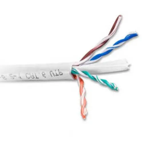 Uro46E-Wh3B-1Tf – White Solid Cat6E Ft4 Cable, 1000Ft, 23Awg Utp, 550Mhz Performance 1