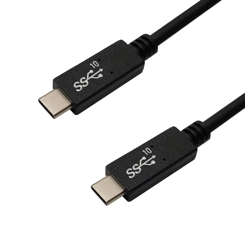 Usb-C To Usb-C Cable – 3-Foot High-Speed 10Gbps Data & Charging Cord, Black 1