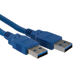 Usb3Saa6 – Shielded Usb 3.0 A-To-A Male/Male Cable, 6 Feet, Blue Jacket 1