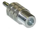 V-513 F-Female To 3.5 Mm Mono Audio Plug Adapter 1