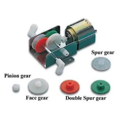 Versatile Wooden Kit Gearbox Compatible With 3V Motors – 2-In-1 Design 1