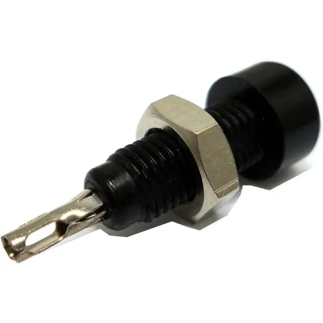 Vertical Test Jack – 27 Mm Height, Black Housing 1