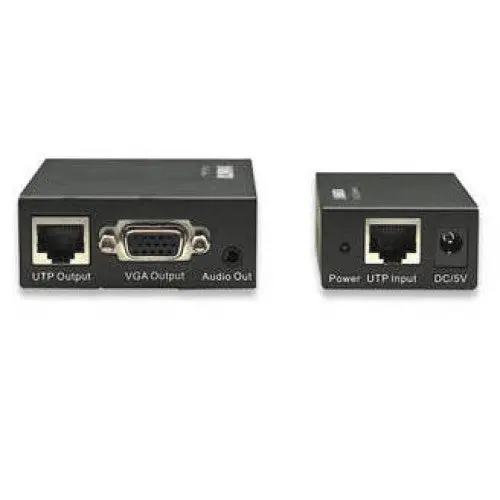 Vga Over Cat5/5E/6 Extender Kit – Supports Video And Audio Transmission Up To 300 Meters 1
