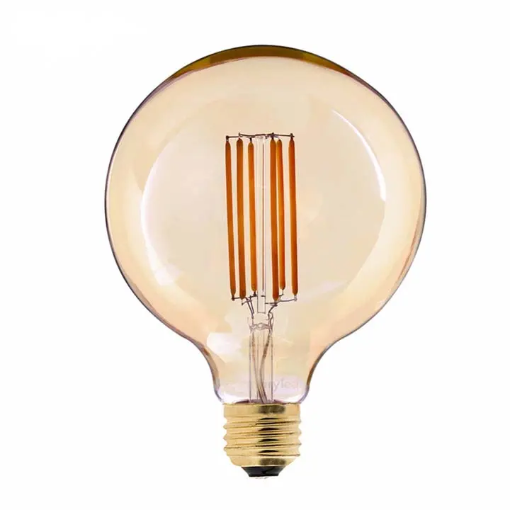 Vintage-Style 130V G125 Edison Bulb – E26 Base, 150 Lumens, 60W, 3000-Hour Life 1