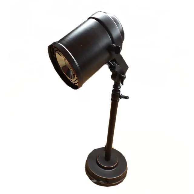 Vintage-Style Hollywood Led Table Lamp – Adjustable Bronze Finish, Dimmable 1