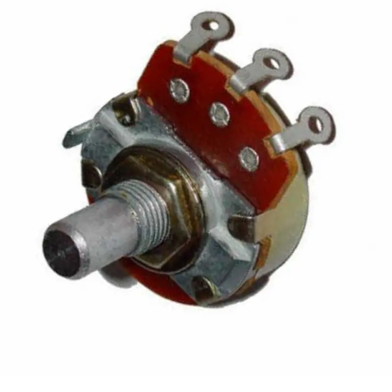 Vrreb-241412 Linear Potentiometer – 10Kω, 24Mm Round Shaft, Solid Knurl, 1/2W Power Rating, 1/4" Diameter 1