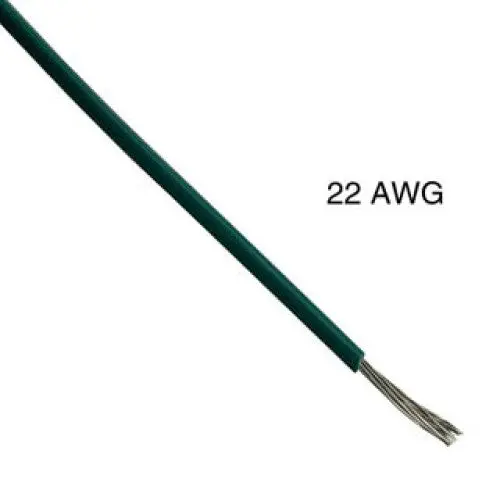 Waa-1860 Green Stranded Hook-Up Wire: 22 Awg, Tc/Pvc, 1000 Ft Spool 1
