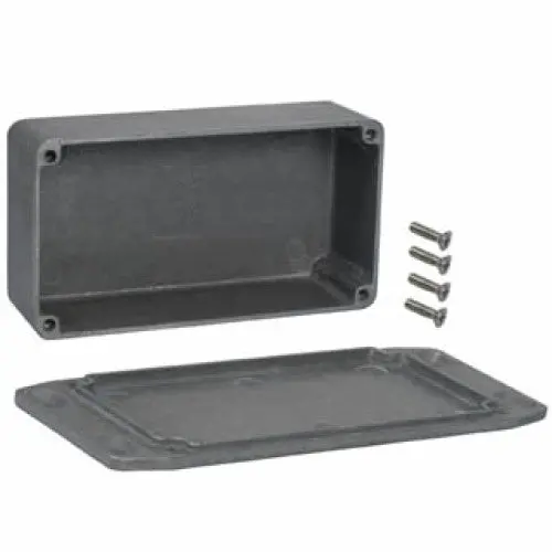 Waterproof Die-Cast Aluminum Project Box With Flanged Base – 6.0 × 3.2 × 2.0 Inches (Model 1590Wpfl) 1