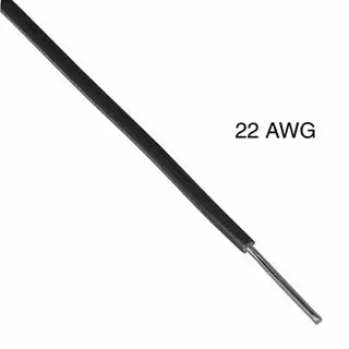 Wba-1795A Solid 22 Awg Thermoplastic Wire – Black, 100 Ft, Tc-Rated Pvc, 300V/105°C, Ft1 Listed 1