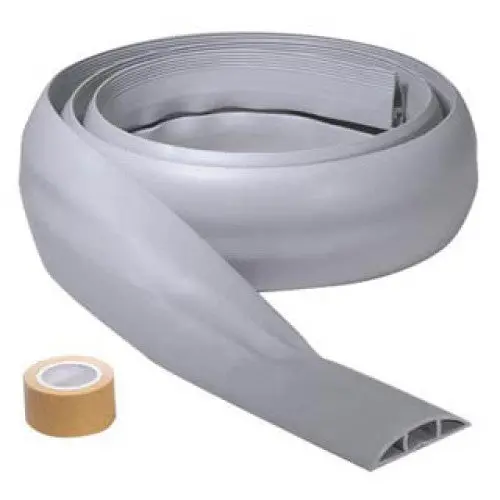 Wc318 — Gray Floor Cord Protector Kit, 2.5 In × 15 Ft, Includes Mounting Tape 1