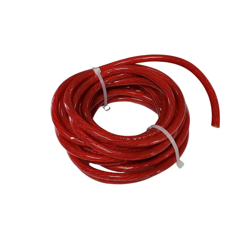 Wcba-522Yy — 4 Awg Red Power Cable — 25 Feet Long 1
