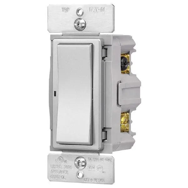 Wfsw15-C6-Sp-L Wi-Fi Smart Decorative Light Switch – Alexa-Compatible, Silver Granite Finish 1